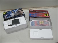 Two 1:24 Scale Die Cast Race Cars In Boxes
