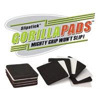 8PACK-GorillaPads Non-Slip Furniture Pads/Grippers