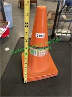 4 Safety Cones