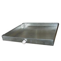 24 in. X 36 in. Drain Pan with PVC Connector