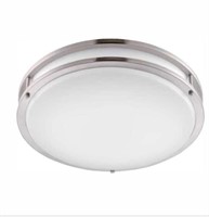 Brushed Nickel Dimmable LED Flush Mount