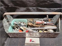 Tool Box with Sockets and Wrenches