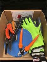 Gloves and Garden Clippers