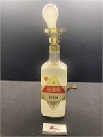 Gin bottle lamp