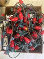 Vintage Christmas lights and miscellaneous