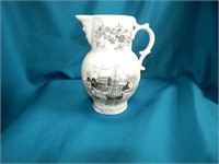 1951 Royal Worcester 200 Year Porcelain Pitcher