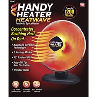 Handy Heater Heatwave Ceramic  Parabolic Electric