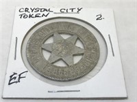 Crystal City Amusement Token - Star, EF40