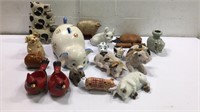 Collection of Ceramic Animal Figures & More Q14A