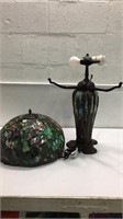 Tiffany Style Leaded Stained Glass Table Lamp K13A