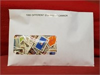 1000 Assorted Used Stamps of Canada