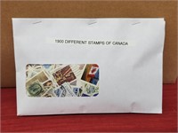 1,900 Assorted Used Stamps of Canada