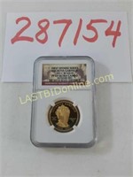 2011-W 1/2 T oz. .9999 Gold graded Proof 69 Coin