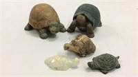 Five Turtle Figures M16I