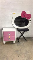 Hello Kitty Mirror & Night Stand Q11C