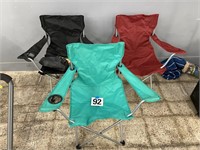 LOT OF 3 OZARK TRAIL FOLDING CAMPING CHAIRS