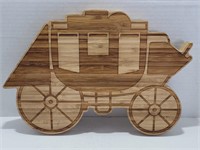 Wells Fargo Wagon Wood Carving Board