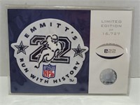 Emmitt Smith Run With History Patch Sealed
