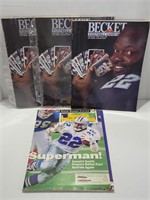 Emmitt Smith SI and Beckett Cover Magazines