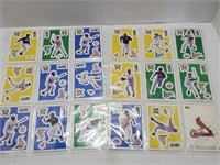 1997 UD Collectors Choice Baseball Sticker Cards