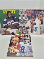 1993-94 Beckett Football Magazines 4 Units