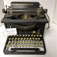Antique L. C. Smith Manual Typewriter