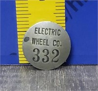 Electric Wheel Employee ID Pin