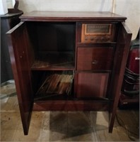 Record Player Stereo Cabinet
