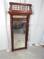 Antique Wooden Hanging Mirror