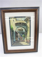 Framed Italy Watercolor