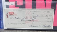 Coca-Cola  Bottling Company Check
