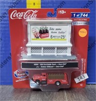 HO Scale Coca-Cola Billboard &Delivery Truck
