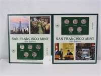 (2) San Francisco Mint State Quarter Sets