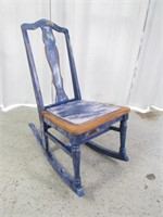Rustic Distressed Wooden Rocking Chair