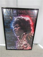 Jimi Hendrix Music Wall Decor