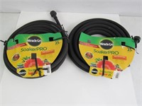 (2) New! Miracle Gro Soaker Pro 25ft