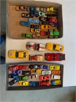 2 FLATS OF DIECAST CARS