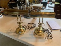 2 DESK LAMPS