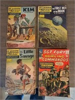 4 COMIC BOOKS  USED