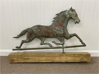 Full Body Copper Horse Weathervane