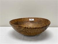 Antique Burl Wooden Bowl - 17 1/2" diameter