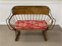 Country Wagon Seat Waiting Bench