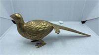 Vintage Solid Brass Pheasant 12" Long