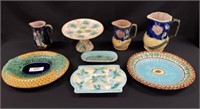 Collection of Antique Majolica - 8 Pieces