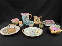 Collection of Antique Majolica - 10 pieces