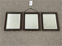 Beveled Tri Folding Dresser Mirror