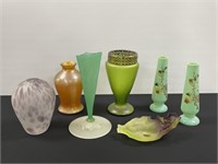 Group of Vases & Art Glass