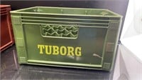 Vintage Heavy Duty Tuborg Beer Crate 16" Long X 9"