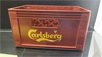 Vintage Heavy Duty Carlsberg Beer Crate 16" Long X