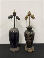 2 Electric Table Lamp Bases